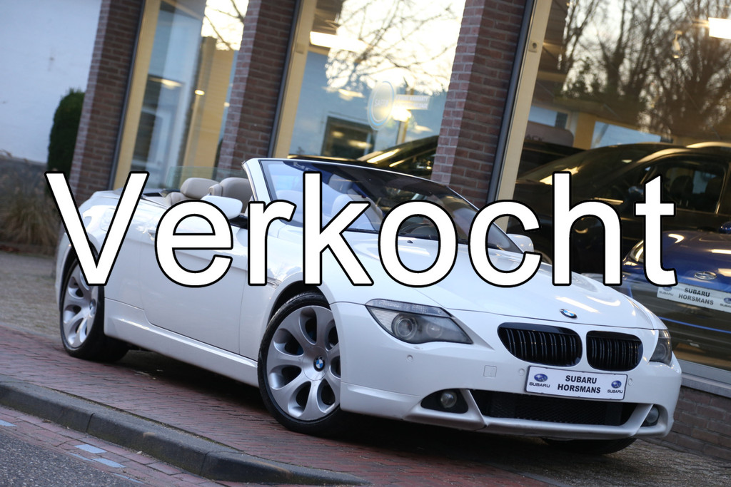 BMW 6 Serie Cabrio 645Ci Automaat Leer Navi Xenon 50044575-0.jpg | Subaru Horsmans